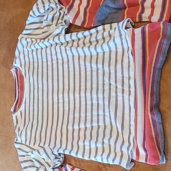 We The Free Gray Stripe 2 In One Look - Picture 3 of 4